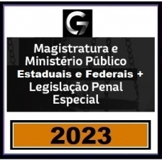 COMBO: Magistratura Ministério Público Estadual + Complementares Estaduais e Federais + Legislação Penal Especial (G7 2023)